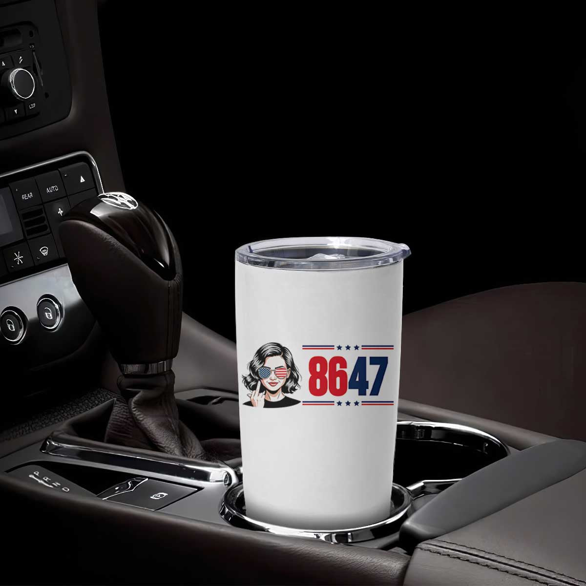 Political Activist 8647 Tumbler Cup Freedom Satire Protest Graphic TS12 Print Your Wear