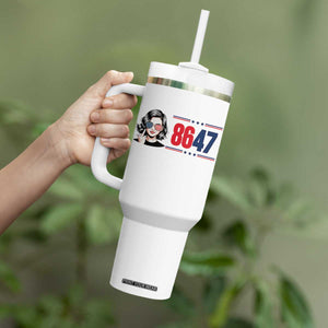 Political Activist 8647 Tumbler With Handle Freedom Satire Protest Graphic TS12 Print Your Wear
