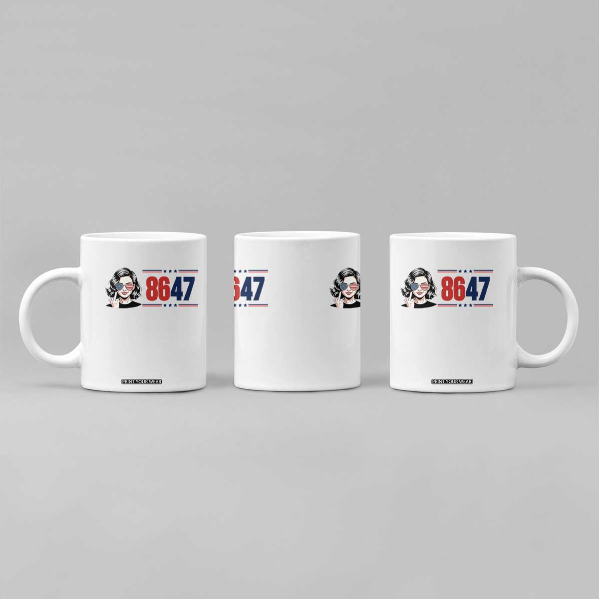 Political Activist 8647 Coffee Mug Freedom Satire Protest Graphic TS12 Print Your Wear