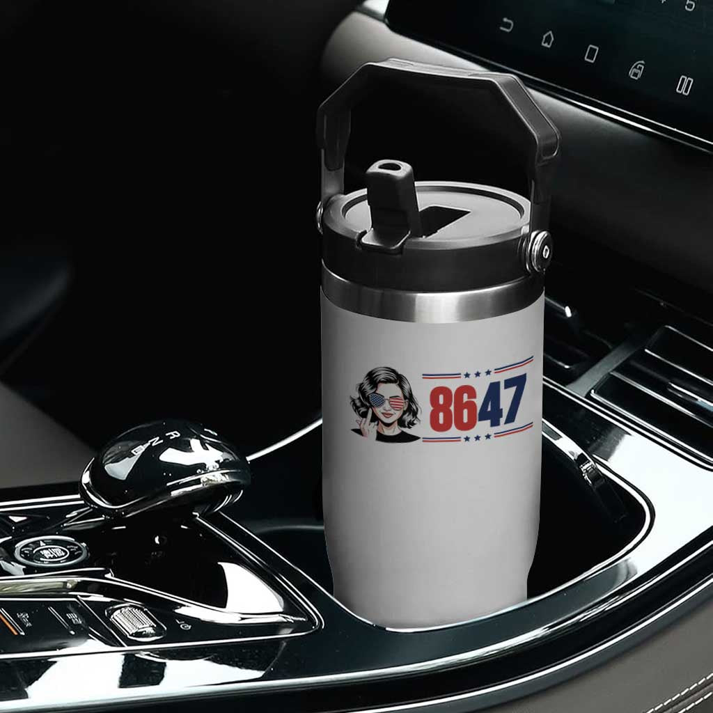 Political Activist 8647 Flip Straw Tumbler Freedom Satire Protest Graphic TS12 Print Your Wear
