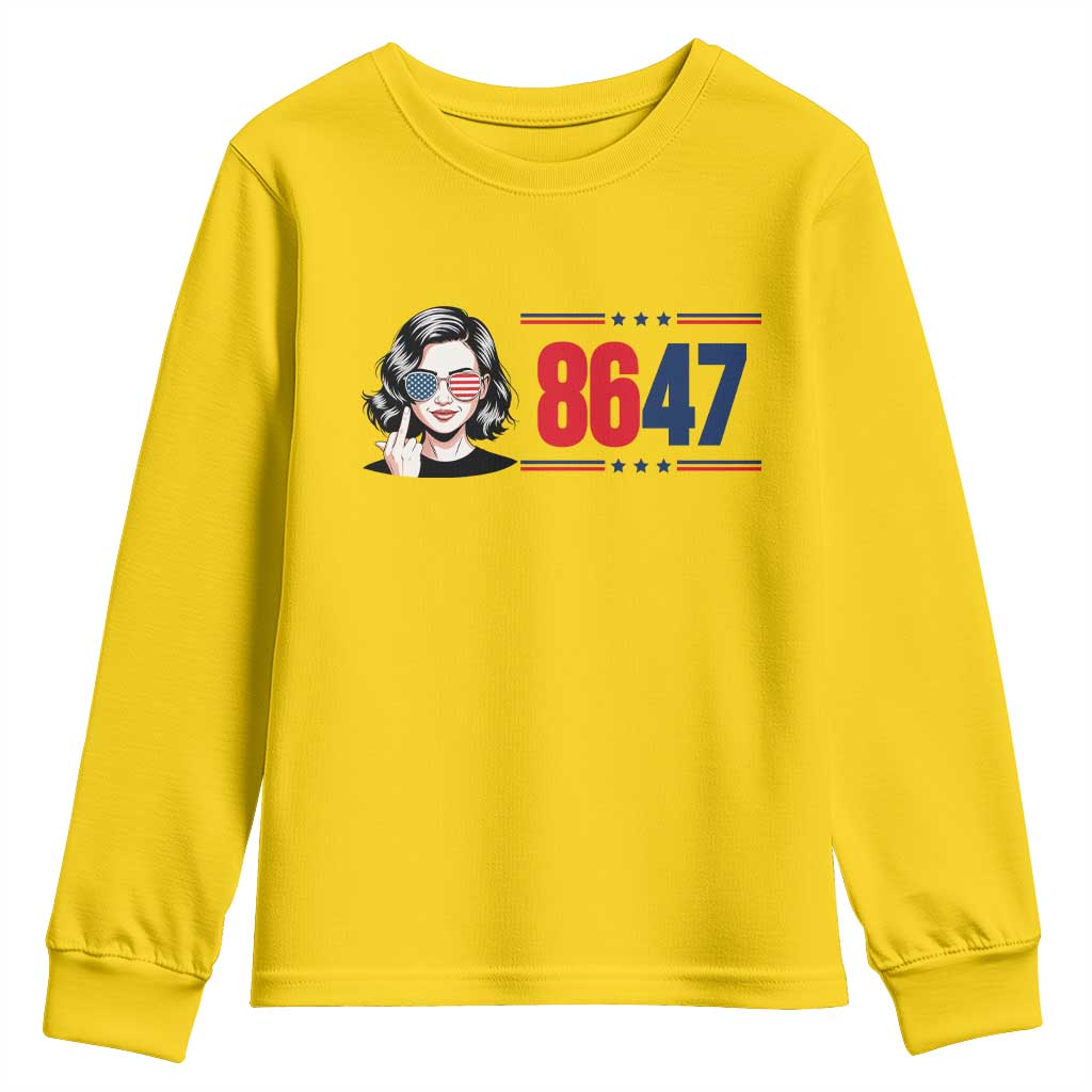 Political Activist 8647 Youth Sweatshirt Freedom Satire Protest Graphic TS12 Daisy Print Your Wear