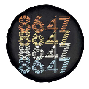 Retro Vintage 8647 Spare Tire Cover Freedom Protest Stripe Graphic TS12 Print Your Wear