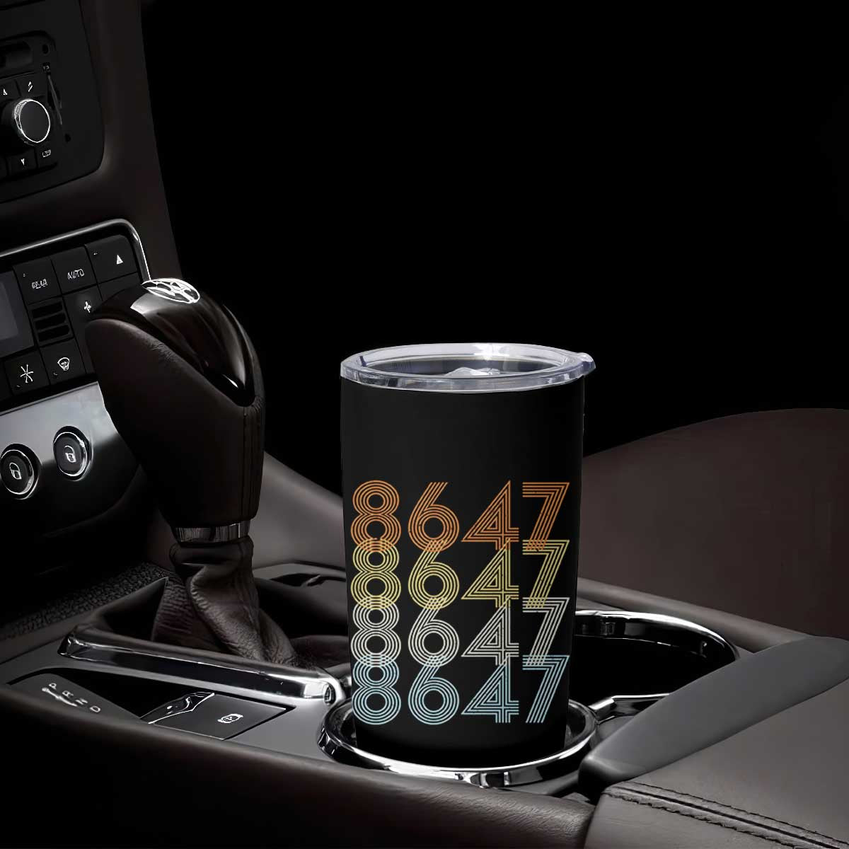 Retro Vintage 8647 Tumbler Cup Freedom Protest Stripe Graphic TS12 Print Your Wear