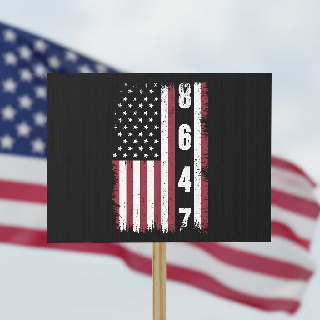 8647 Vintage US Flag Protest Sign Political Expression Apparel For Democrats TS12 Horizontal 18
