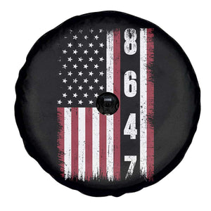 8647 Vintage US Flag Spare Tire Cover Political Expression Apparel For Democrats TS12 Print Your Wear