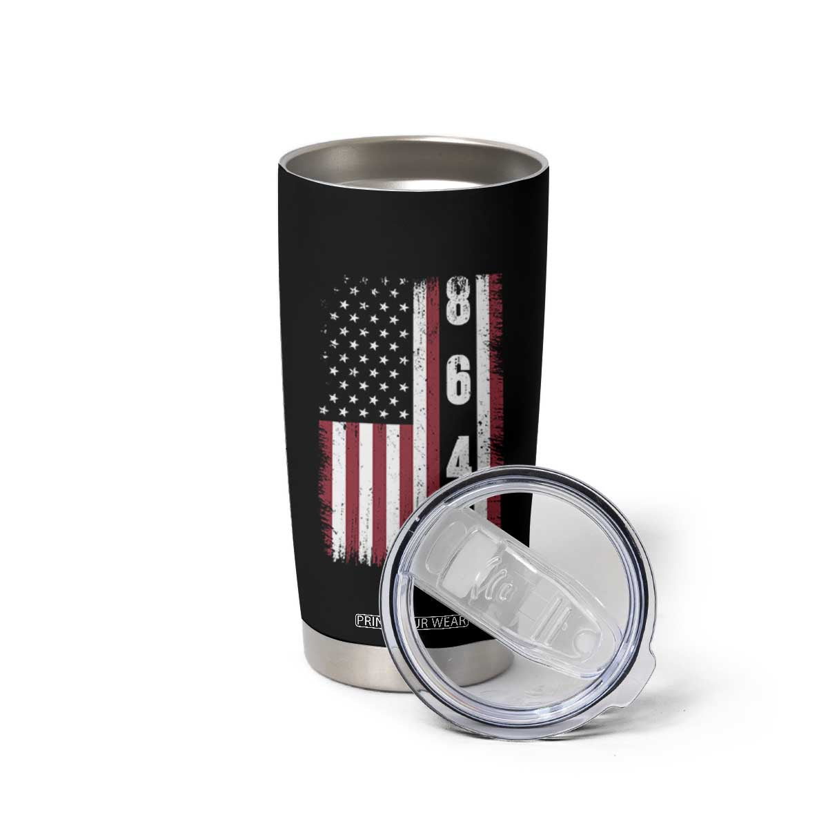 8647 Vintage US Flag Tumbler Cup Political Expression Apparel For Democrats TS12 Print Your Wear