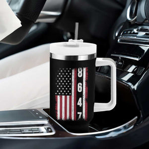 8647 Vintage US Flag Tumbler With Handle Political Expression Apparel For Democrats TS12 Print Your Wear