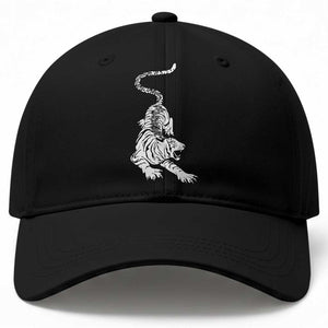 Fierce Anti Trump Tiger Graphic Baseball Cap No Kings No Fascists 8647 TS12 Print Your Wear