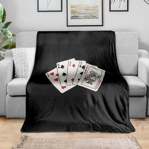 8647 Protest Playing Cards Throw Blanket Liberal Activist Anti Trump Graphic TS12 Print Your Wear