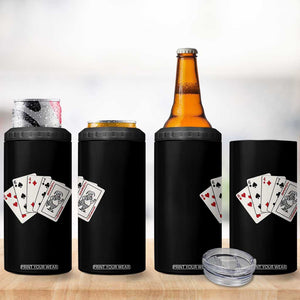 8647 Protest Playing Cards 4 in 1 Can Cooler Tumbler Liberal Activist Anti Trump Graphic TS12 Print Your Wear