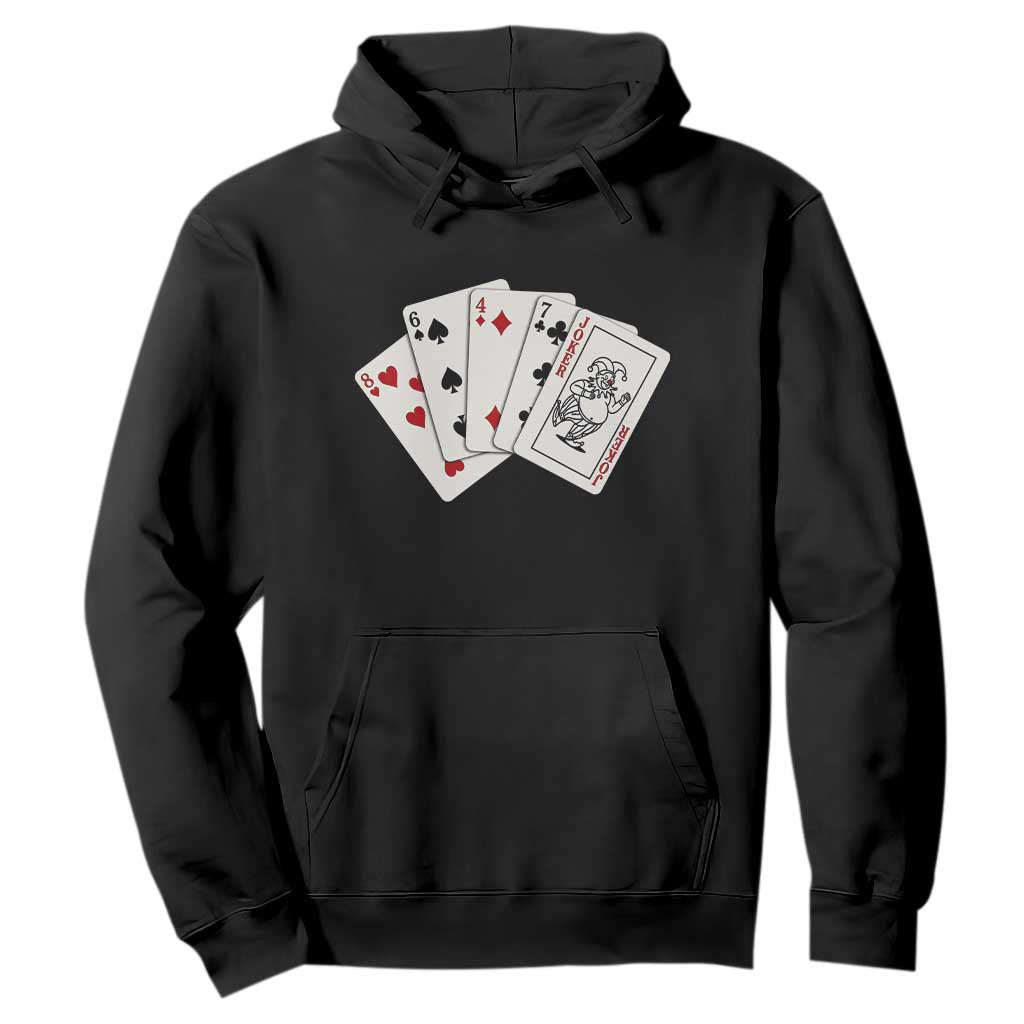 8647 Protest Playing Cards Hoodie Liberal Activist Anti Trump Graphic TS12 Black Print Your Wear