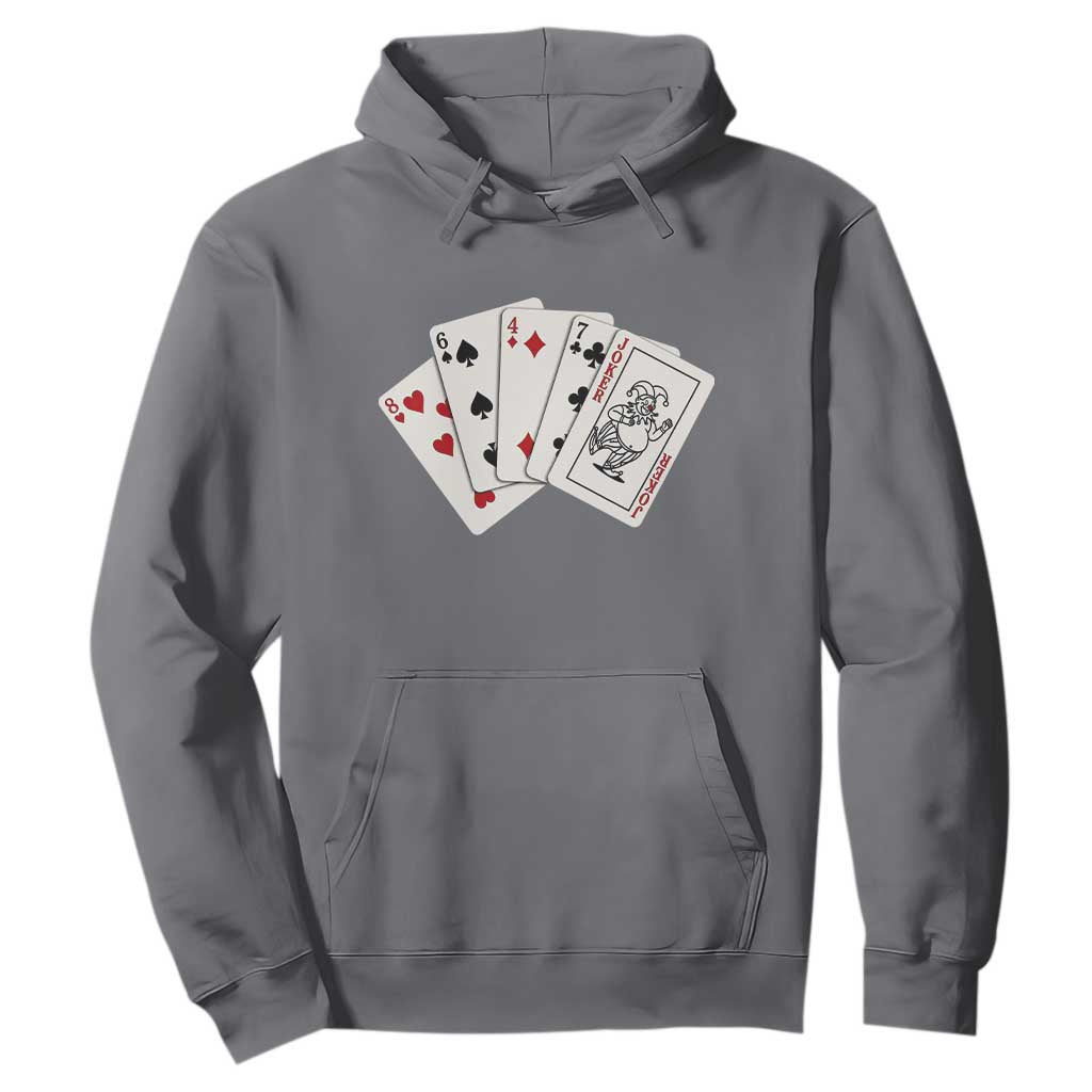 8647 Protest Playing Cards Hoodie Liberal Activist Anti Trump Graphic TS12 Charcoal Print Your Wear