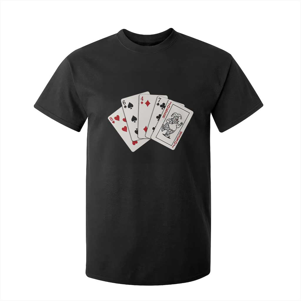 8647 Protest Playing Cards T Shirt For Kid Liberal Activist Anti Trump Graphic TS12 Black Print Your Wear