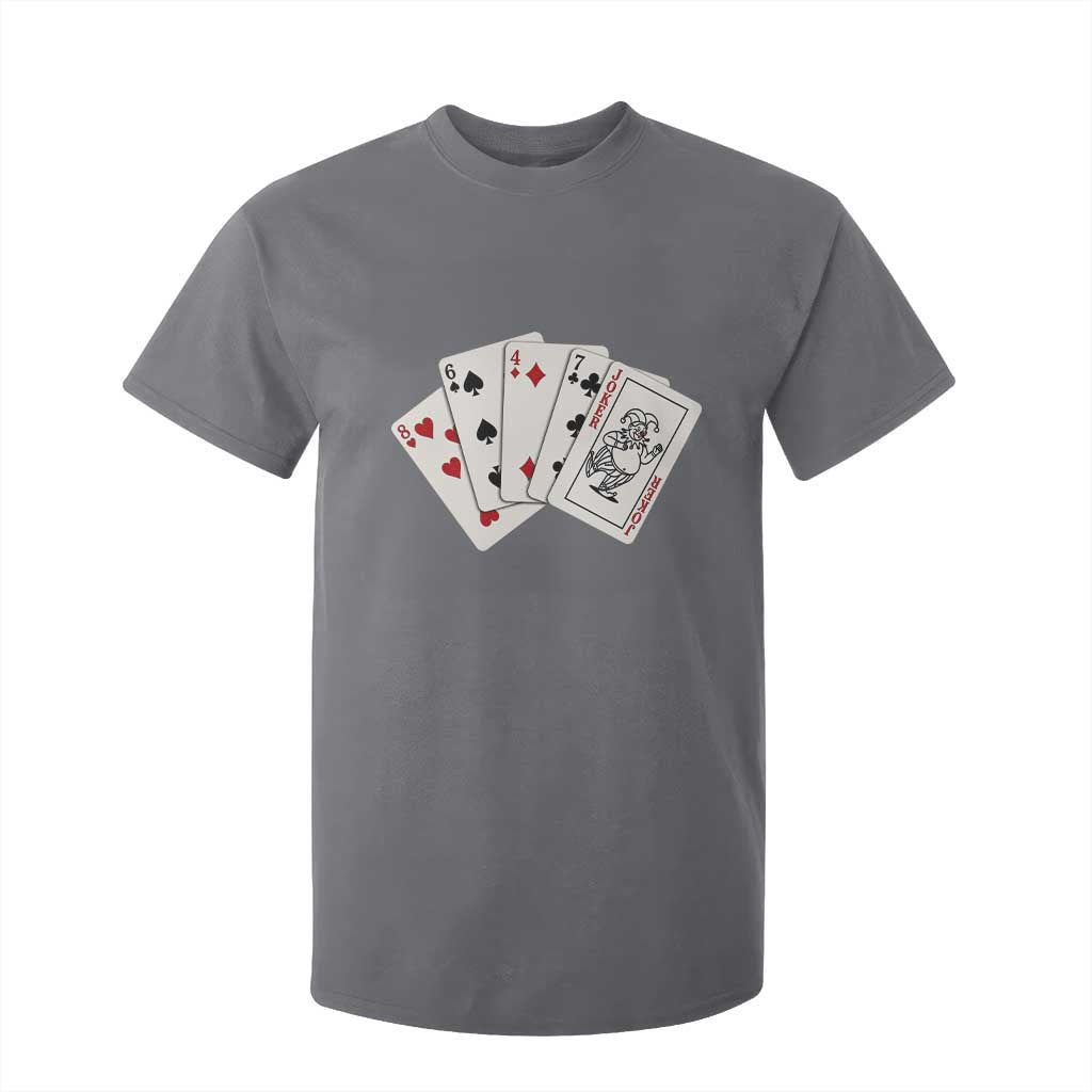 8647 Protest Playing Cards T Shirt For Kid Liberal Activist Anti Trump Graphic TS12 Charcoal Print Your Wear