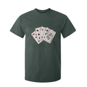 8647 Protest Playing Cards T Shirt For Kid Liberal Activist Anti Trump Graphic TS12 Dark Forest Green Print Your Wear