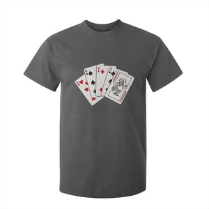 8647 Protest Playing Cards T Shirt For Kid Liberal Activist Anti Trump Graphic TS12 Dark Heather Print Your Wear