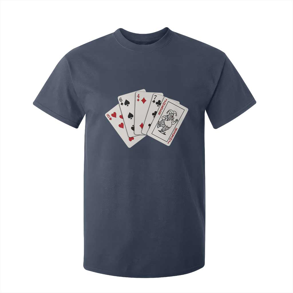 8647 Protest Playing Cards T Shirt For Kid Liberal Activist Anti Trump Graphic TS12 Navy Print Your Wear