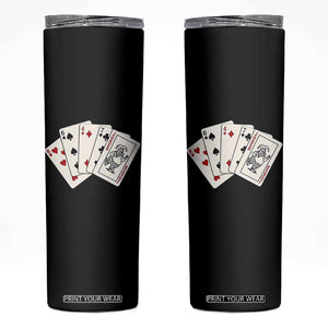 8647 Protest Playing Cards Skinny Tumbler Liberal Activist Anti Trump Graphic TS12 Black Print Your Wear