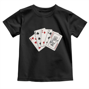 8647 Protest Playing Cards Toddler T Shirt Liberal Activist Anti Trump Graphic TS12 Black Print Your Wear