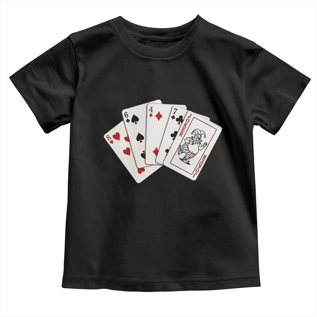 8647 Protest Playing Cards Toddler T Shirt Liberal Activist Anti Trump Graphic TS12 Black Print Your Wear