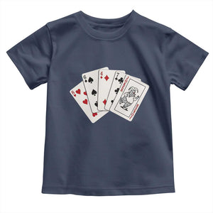 8647 Protest Playing Cards Toddler T Shirt Liberal Activist Anti Trump Graphic TS12 Navy Print Your Wear