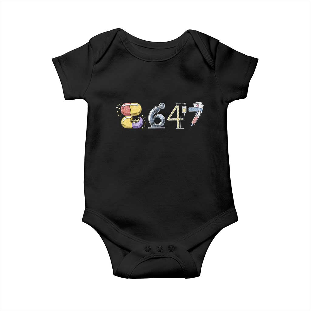 8647 Medical Professions Resist Graphic Baby Onesie Healthcare Worker Freedom TS12 Black Print Your Wear