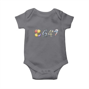 8647 Medical Professions Resist Graphic Baby Onesie Healthcare Worker Freedom TS12 Charcoal Print Your Wear