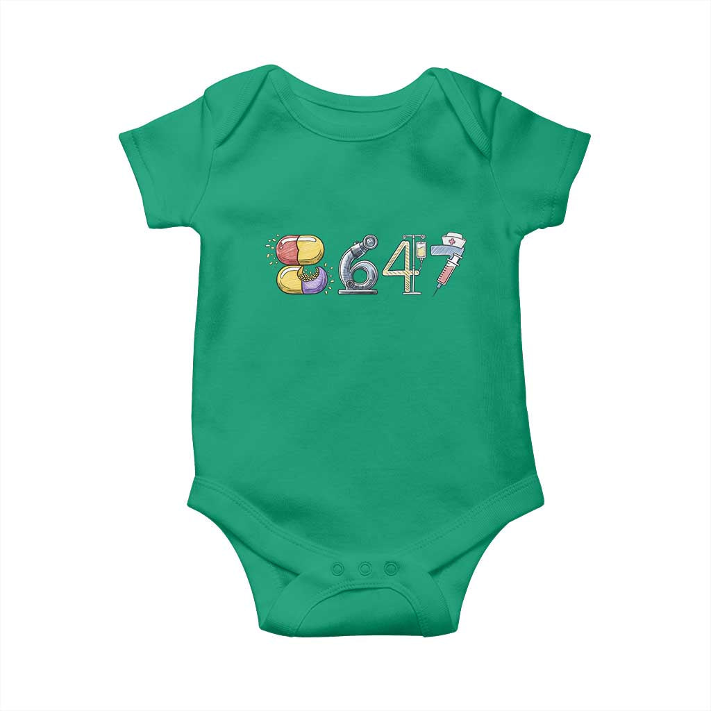 8647 Medical Professions Resist Graphic Baby Onesie Healthcare Worker Freedom TS12 Irish Green Print Your Wear