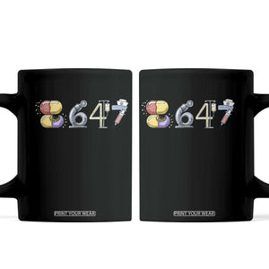 8647 Medical Professions Resist Graphic Coffee Mug Healthcare Worker Freedom TS12 Black Print Your Wear