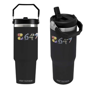 8647 Medical Professions Resist Graphic Flip Straw Tumbler Healthcare Worker Freedom TS12 One Size: 30 oz Black Print Your Wear