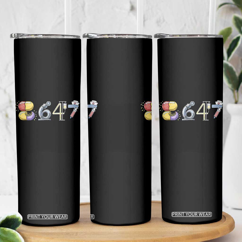 8647 Medical Professions Resist Graphic Skinny Tumbler Healthcare Worker Freedom TS12 Print Your Wear