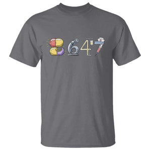 8647 Medical Professions Resist Graphic T Shirt Healthcare Worker Freedom TS12 Charcoal Print Your Wear