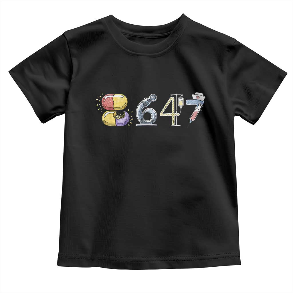 8647 Medical Professions Resist Graphic Toddler T Shirt Healthcare Worker Freedom TS12 Black Print Your Wear