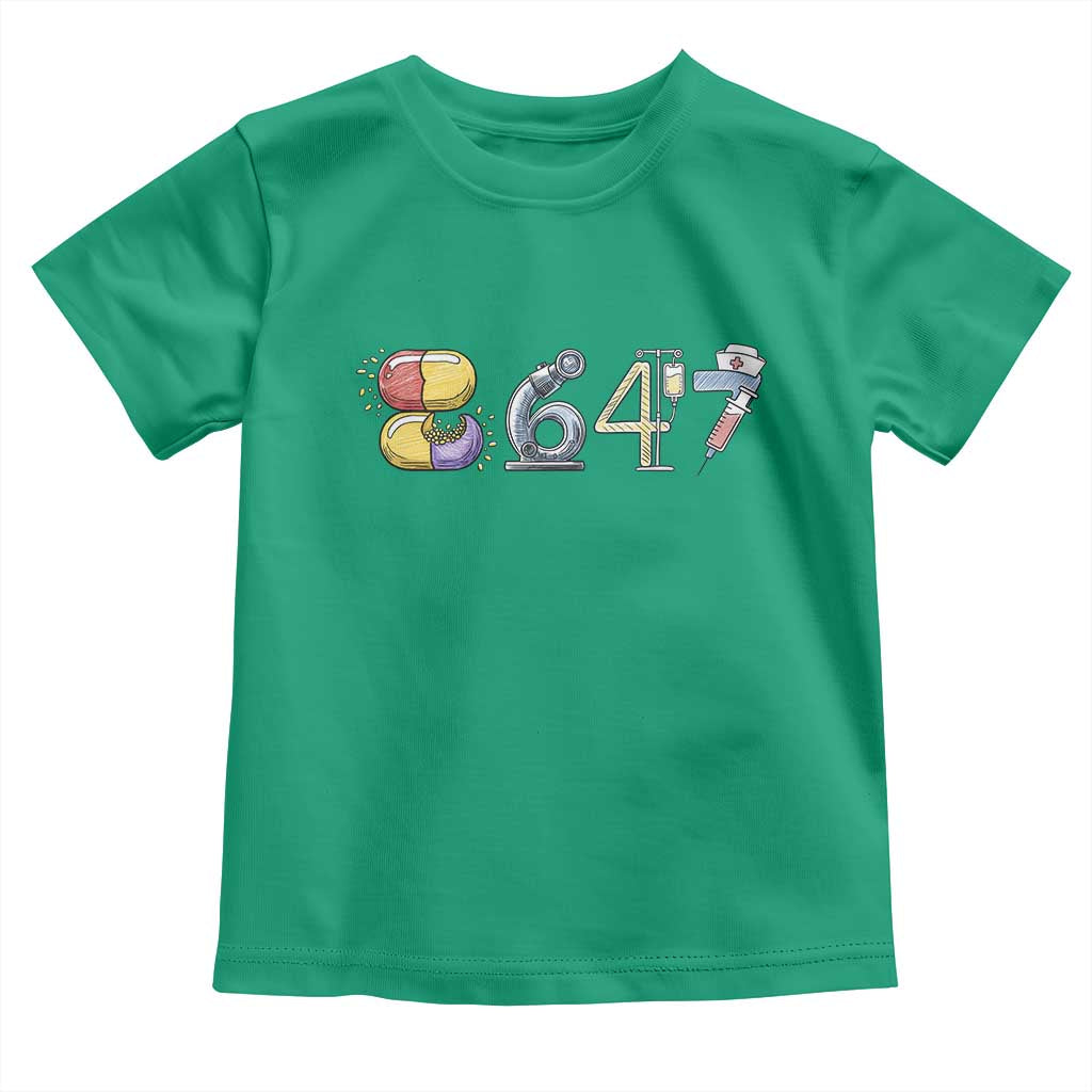 8647 Medical Professions Resist Graphic Toddler T Shirt Healthcare Worker Freedom TS12 Irish Green Print Your Wear