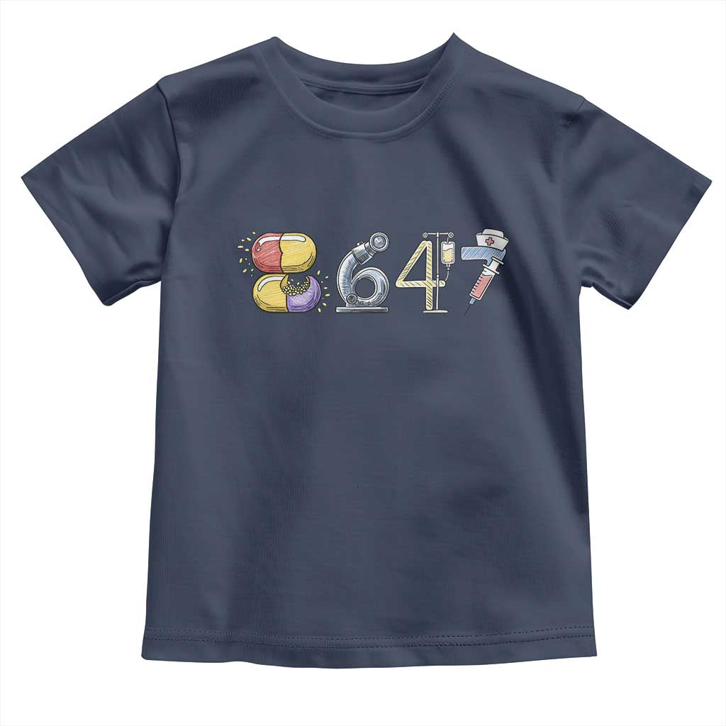 8647 Medical Professions Resist Graphic Toddler T Shirt Healthcare Worker Freedom TS12 Navy Print Your Wear
