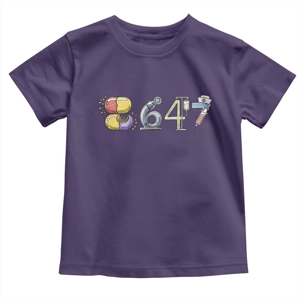 8647 Medical Professions Resist Graphic Toddler T Shirt Healthcare Worker Freedom TS12 Purple Print Your Wear