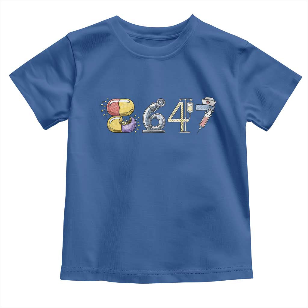 8647 Medical Professions Resist Graphic Toddler T Shirt Healthcare Worker Freedom TS12 Royal Blue Print Your Wear