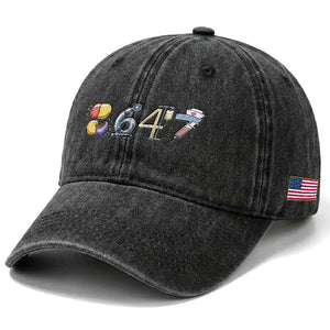 8647 Medical Professions Resist Graphic Washed Cotton Baseball Cap Healthcare Worker Freedom TS12 Print Your Wear