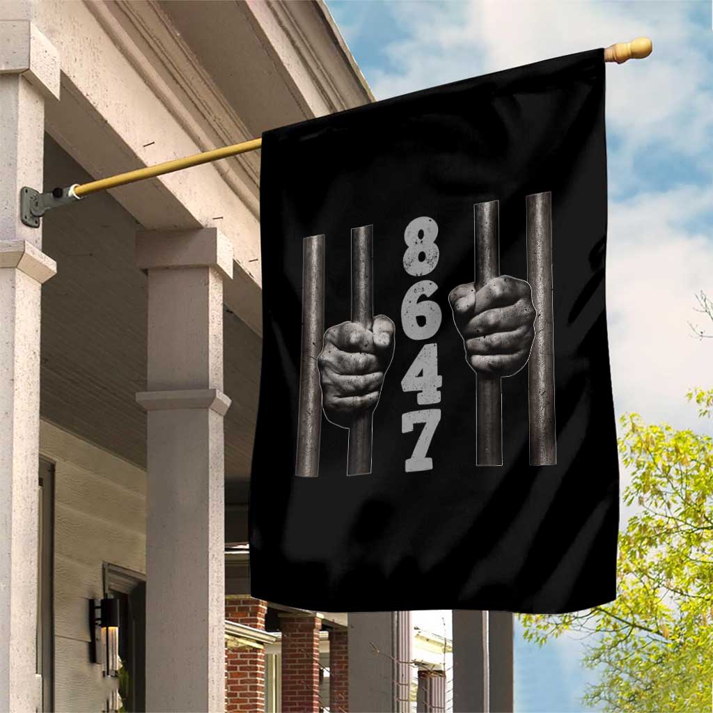 Funny 8647 Jail Garden Flag Freedom Protest Satire Graphic Gift TS12 Print Your Wear