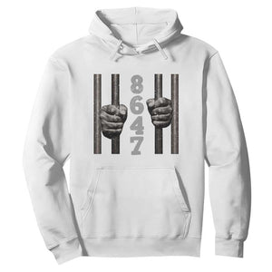 Funny 8647 Jail Hoodie Freedom Protest Satire Graphic Gift TS12 White Print Your Wear
