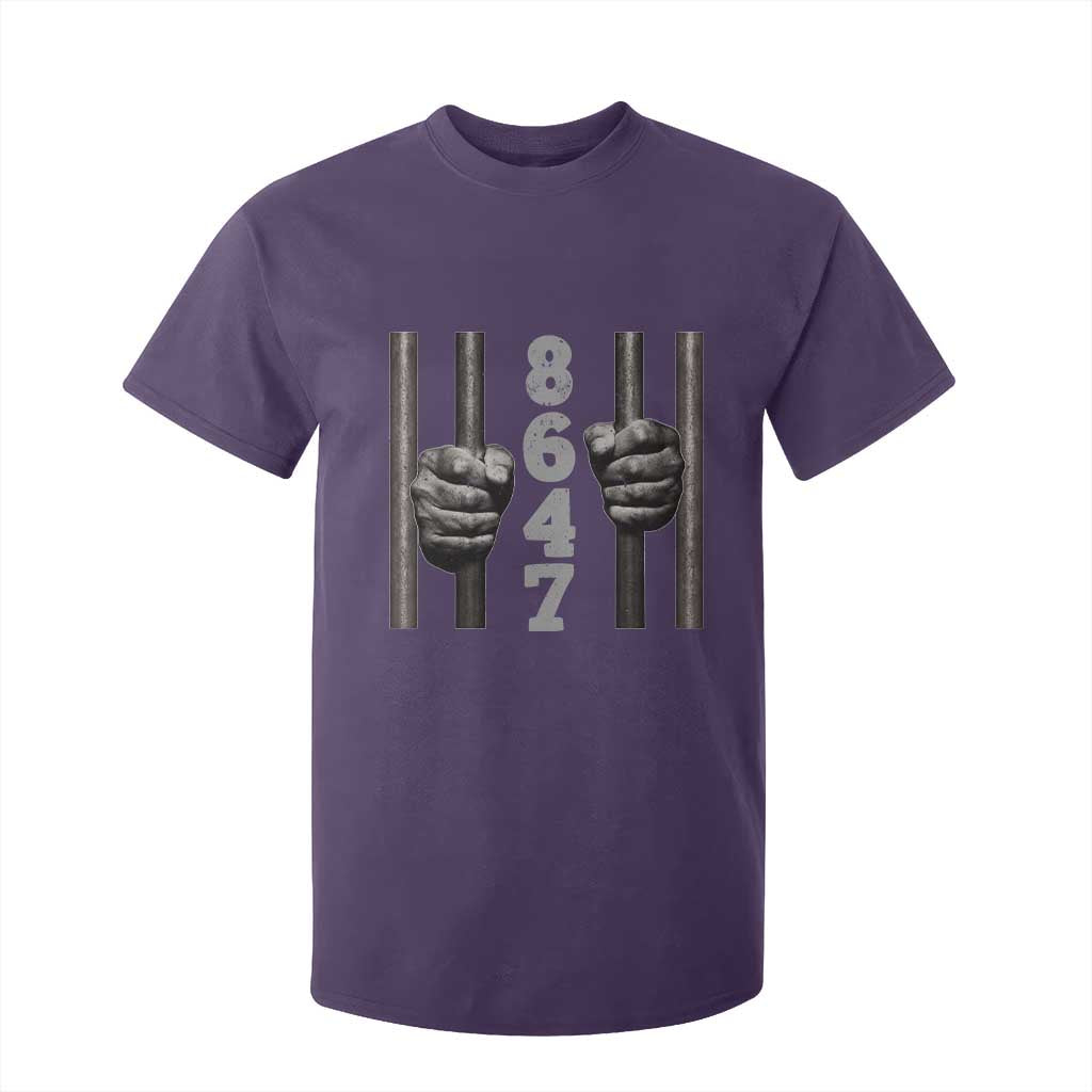 Funny 8647 Jail T Shirt For Kid Freedom Protest Satire Graphic Gift TS12 Purple Print Your Wear