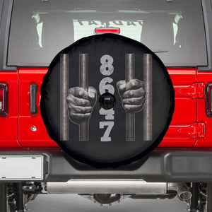 Funny 8647 Jail Spare Tire Cover Freedom Protest Satire Graphic Gift TS12 Black Print Your Wear
