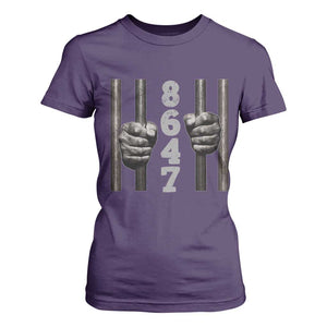Funny 8647 Jail T Shirt For Women Freedom Protest Satire Graphic Gift TS12 Purple Print Your Wear