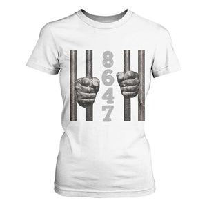 Funny 8647 Jail T Shirt For Women Freedom Protest Satire Graphic Gift TS12 White Print Your Wear