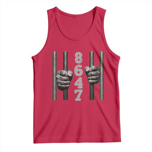 Funny 8647 Jail Tank Top Freedom Protest Satire Graphic Gift TS12 Red Print Your Wear