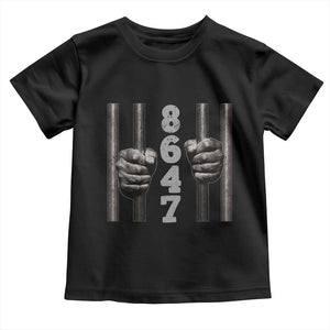 Funny 8647 Jail Toddler T Shirt Freedom Protest Satire Graphic Gift TS12 Black Print Your Wear