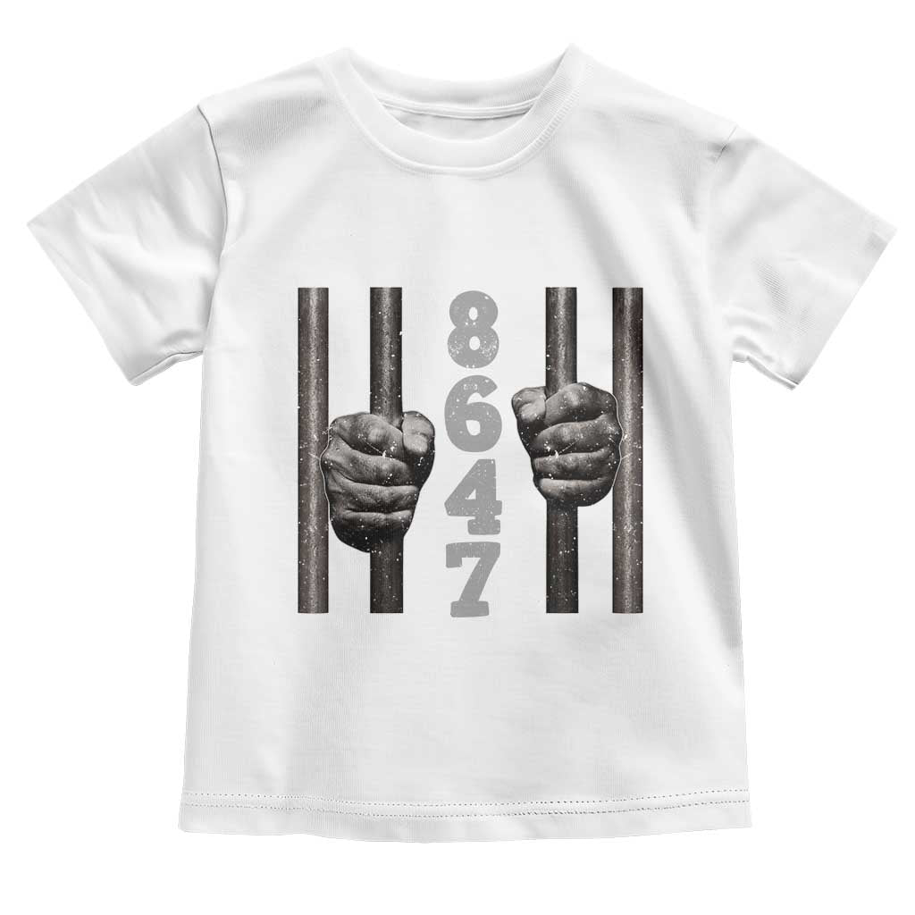 Funny 8647 Jail Toddler T Shirt Freedom Protest Satire Graphic Gift TS12 White Print Your Wear