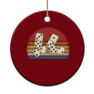 Vintage Domino Player 8647 Ceramic Ornament Board Game Subtle Protest TS12 1pc Red Print Your Wear