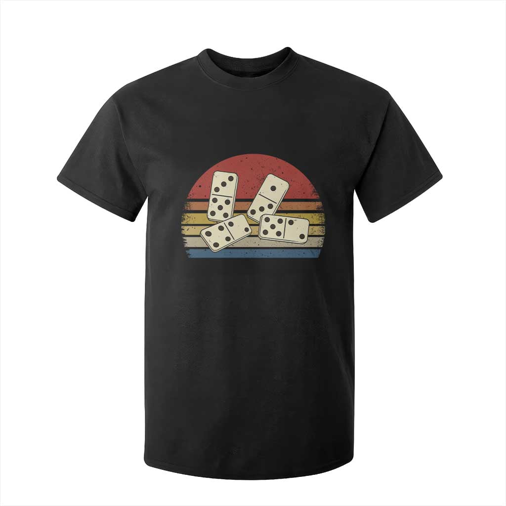 Vintage Domino Player 8647 T Shirt For Kid Board Game Subtle Protest TS12 Black Print Your Wear