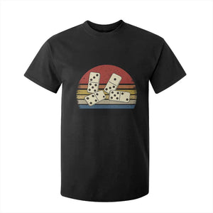 Vintage Domino Player 8647 T Shirt For Kid Board Game Subtle Protest TS12 Black Print Your Wear
